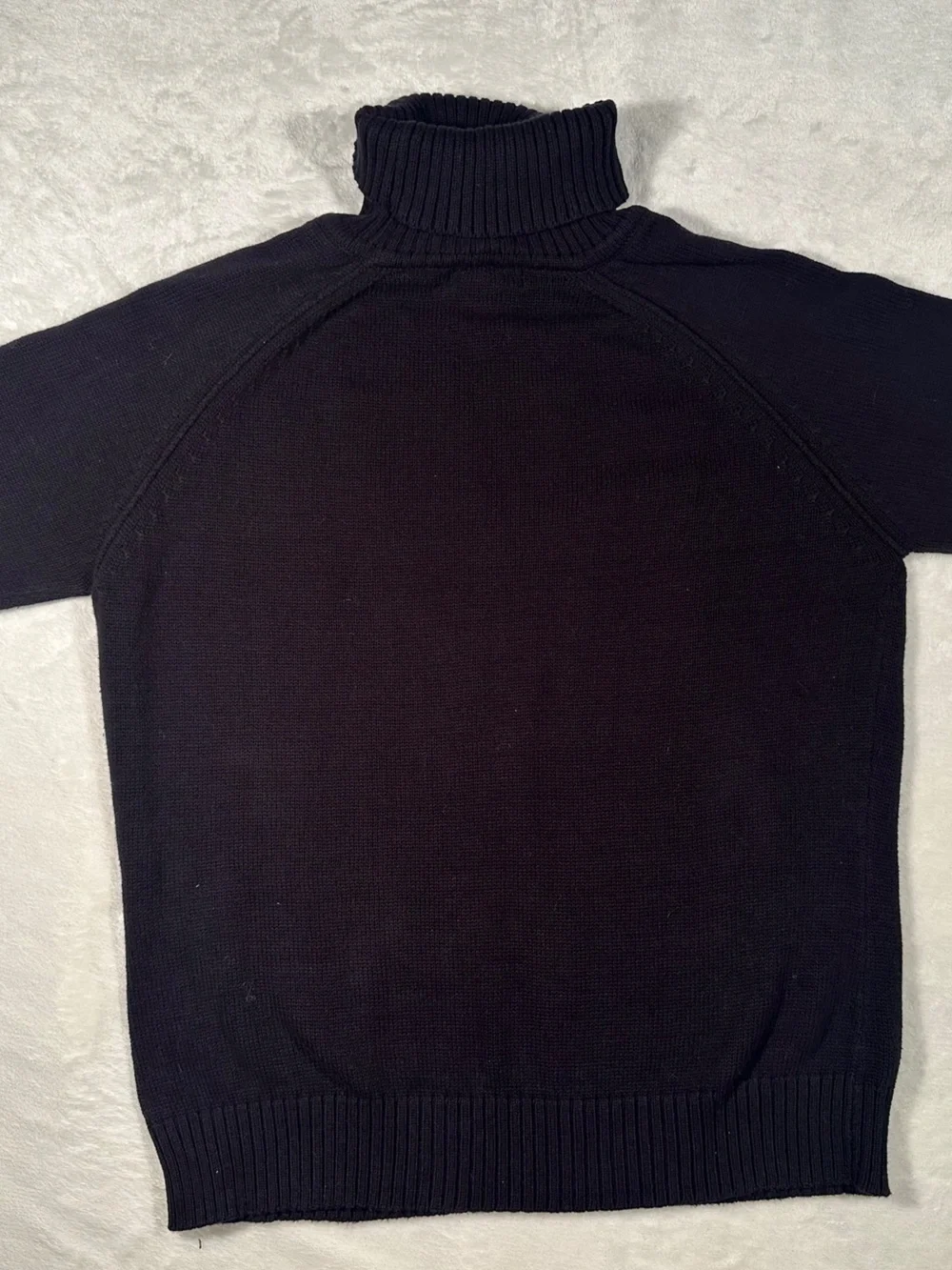Karen Scott Men's Black Turtleneck Sweater